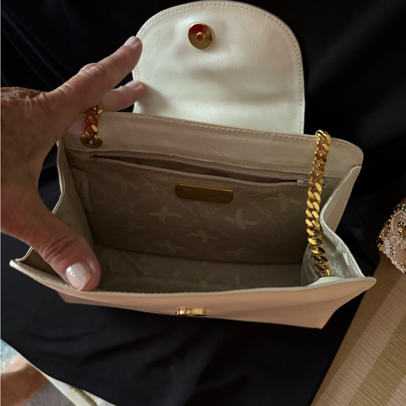 Paloma Picasso, small cream, leather shoulder bag - Picture 5 of 13